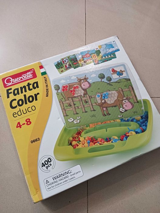 Układanka łamigłówka Quercetti Fanta Colour Educo 4-8 lat