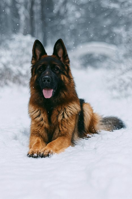 Owczarek Niemiecki Długowłosy Szczenięta