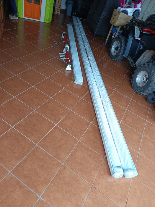 Cortinas Elétricas em PVC para portão de Garagem  com Automatismo