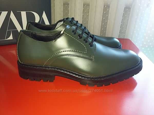 Мужские туфли Zara. Р. 42 стелька 27,5см