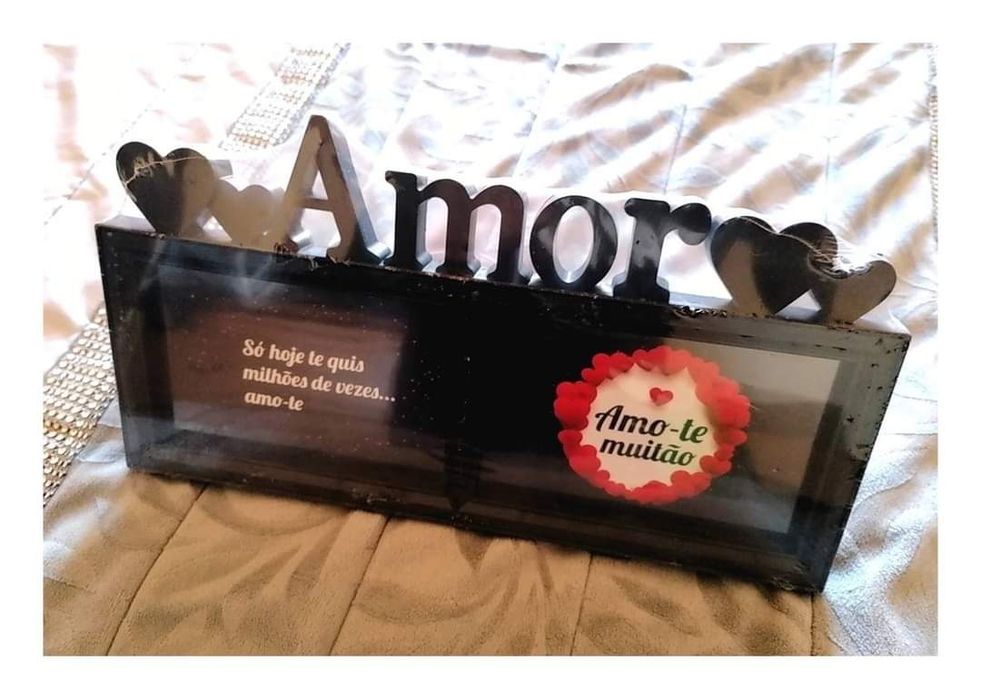 Moldura Dupla "Amor" (Nova e embalada)