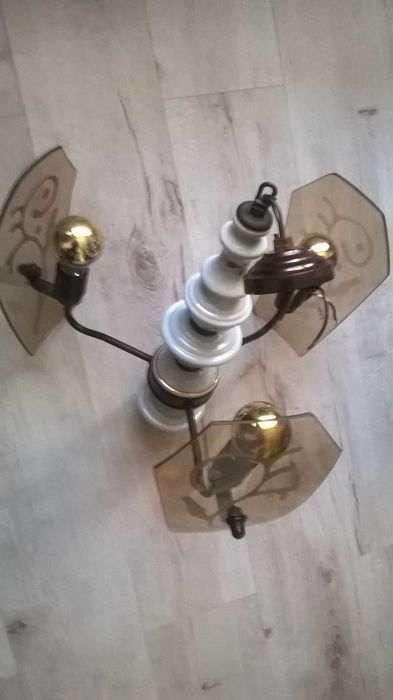 żyrandol porcelanowy