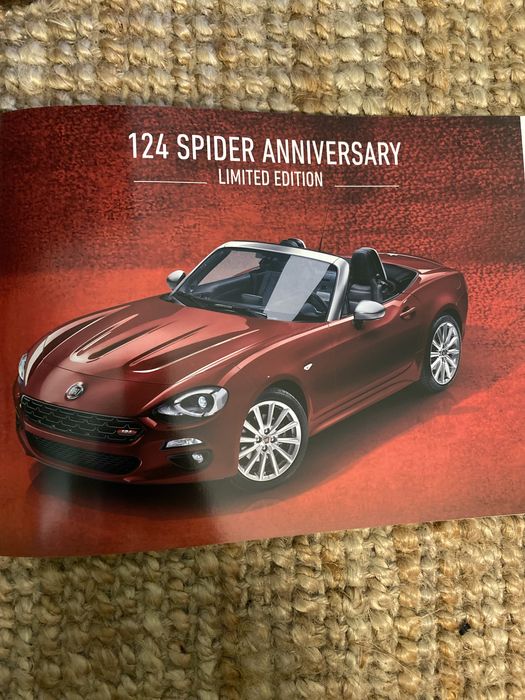 Catálogo brochura Fiat 124 spider