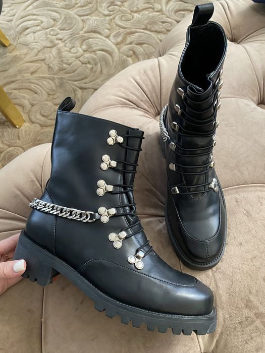 Ботинки черевики чорні жіночі