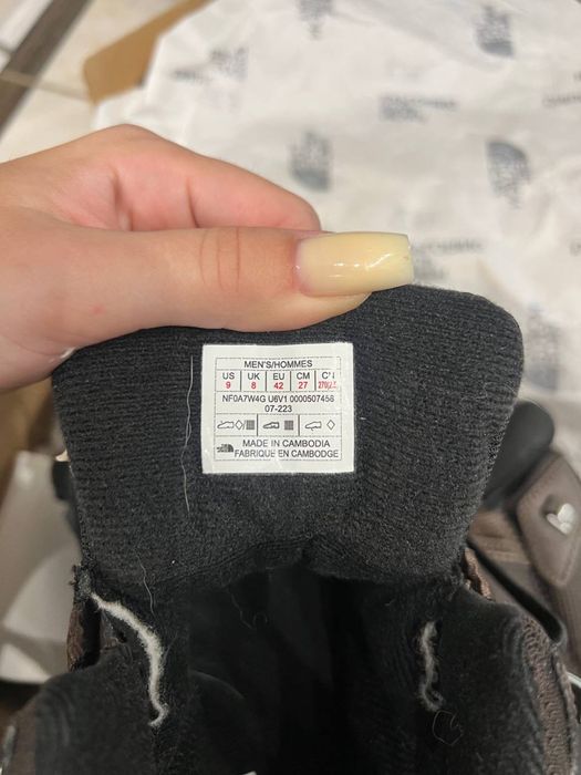 Черевики зимові чоловічі The north face