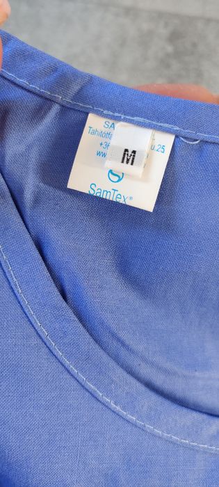 Fartuch medyczny laboratoryjny z bawełny M