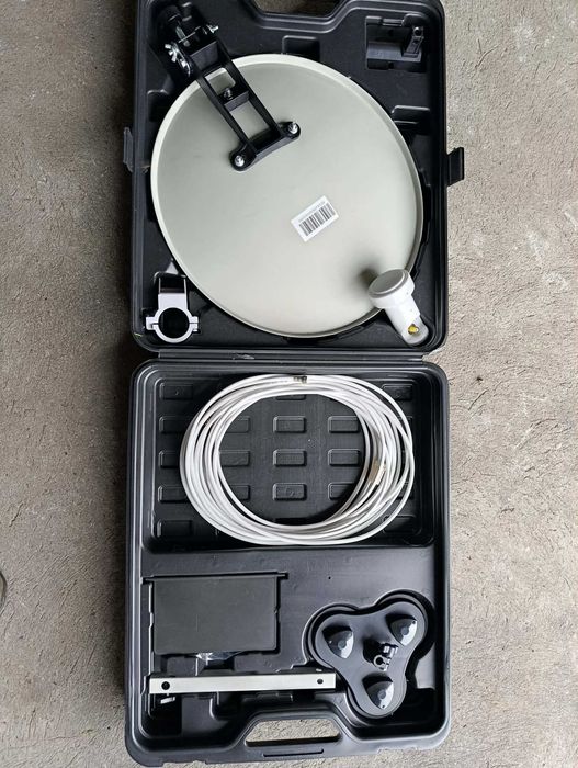 Antena satelitarna walizka kamper, kemping
