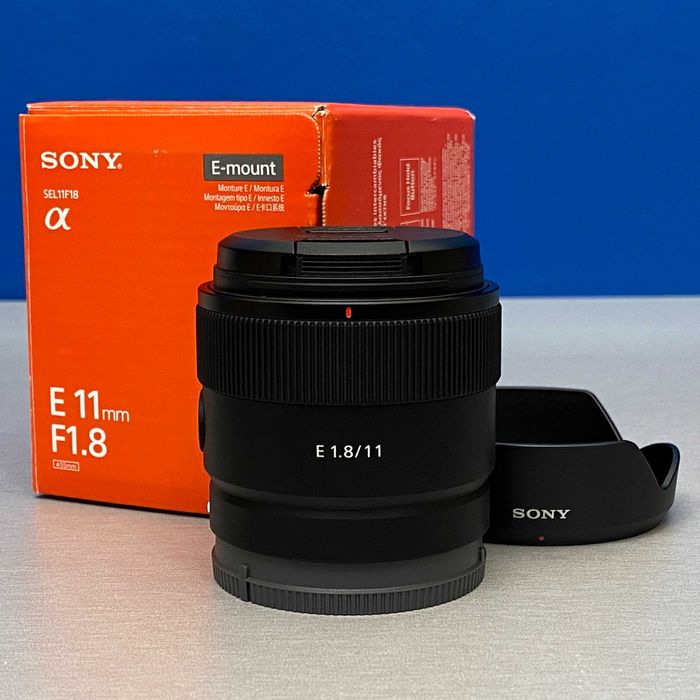 Sony E 11mm f/1.8 | NOVA | 3 ANOS DE GARANTIA