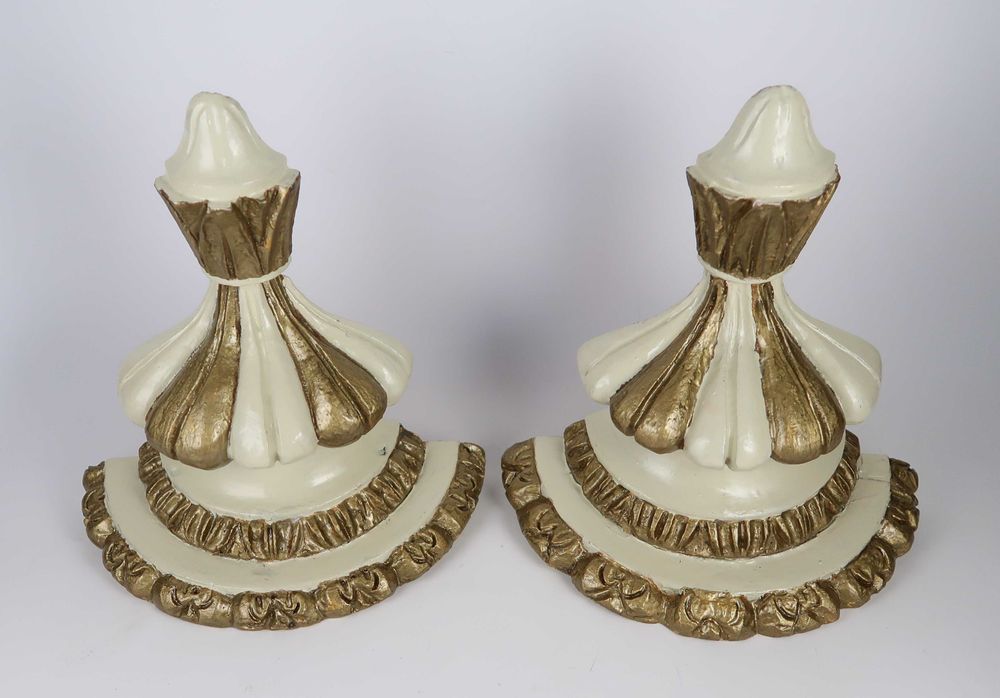 Par de Mísulas / Peanhas Antigas Madeira