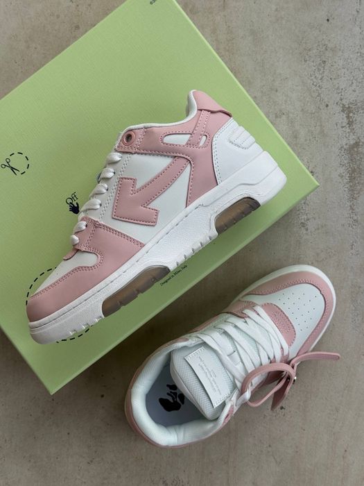 36 37 38 39 40 Жіночі кросівки OFF-WHITE OUT OF OFFICE  PINK WHITE