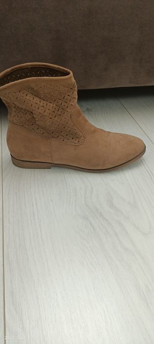 Ботинки женские ЭКО замша