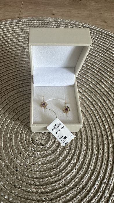 Zlote kolczyki 585 cupicha