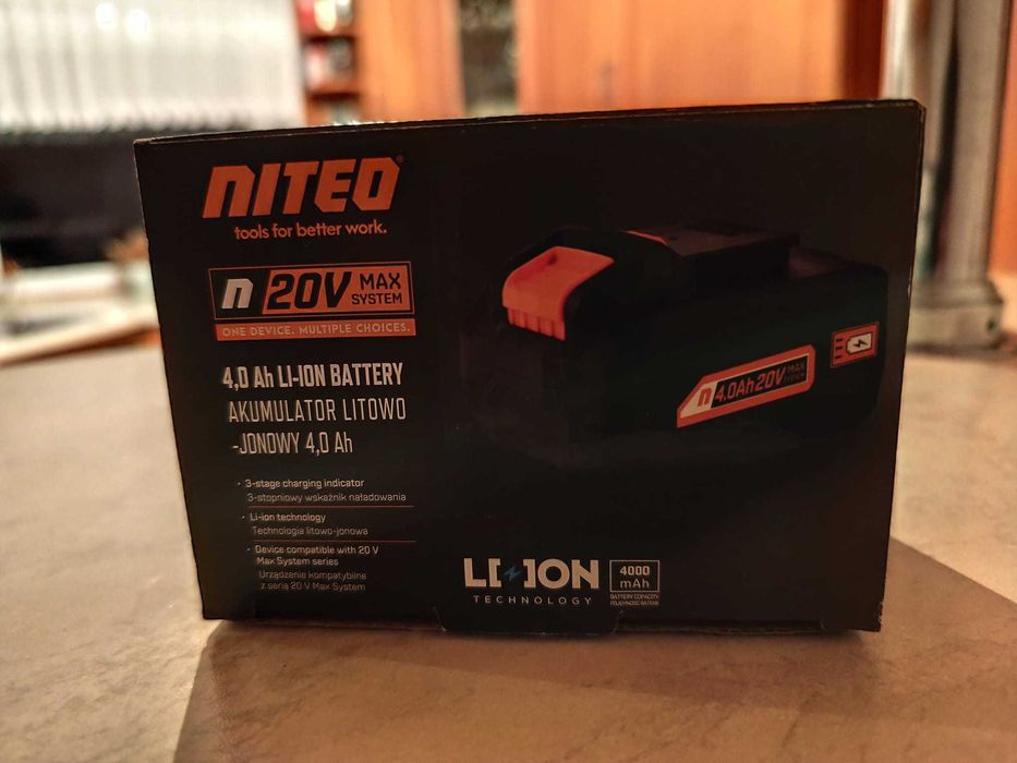 Akumulator 4Ah Niteo Biedronka NOWY