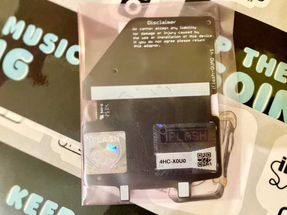 Адаптер MicroSD iFlash Quad 2025 для iPod Classic 3/4/5/5.5/6/7/7.5