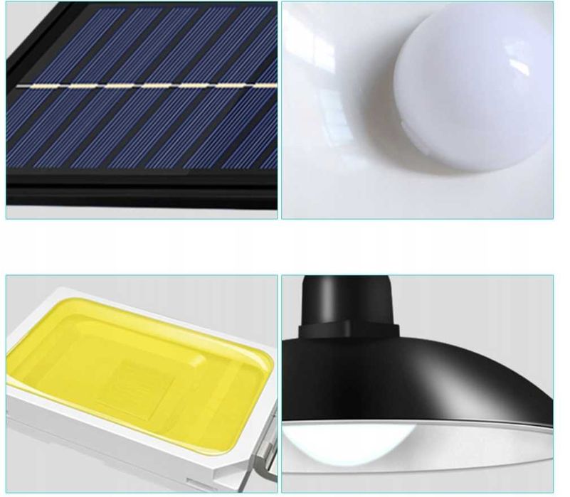 Zestaw 2x Żyrandol Wisząca Lampa Solarna LED  + Pilot