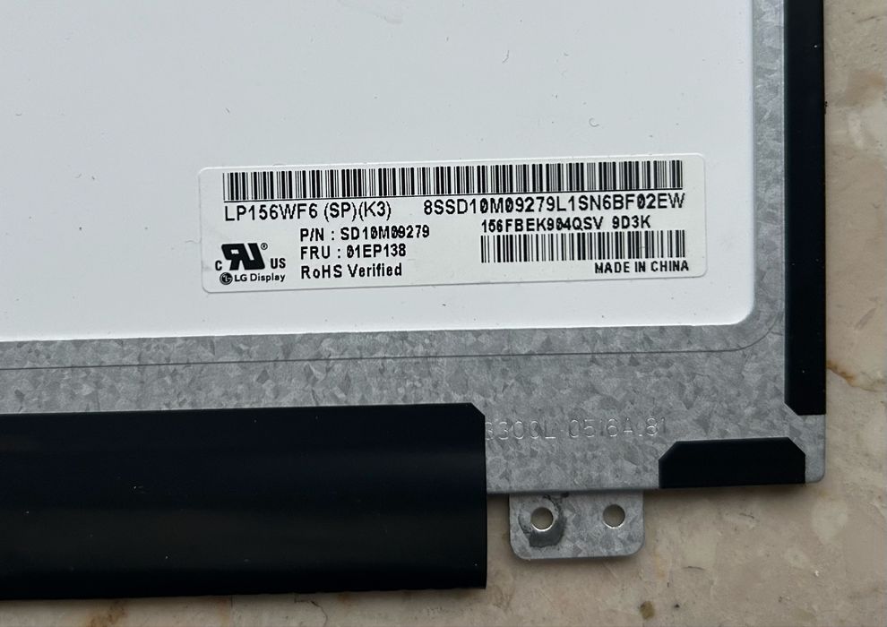 Matryca 15,6" HD LED LG 1920x1080 LP156WF1(TL)(F3) 100% sprawna