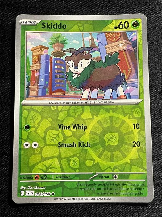 Carta Pokémon Skiddo 11/198 Scarlet & Violet