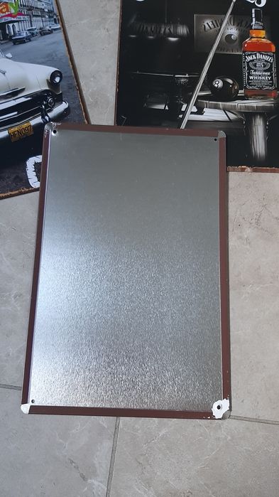 Blaszane obrazki,  grafiki, 3 sztuki