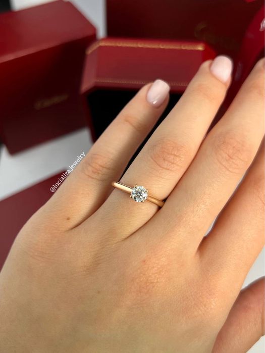 Каблучка Cartier Оригінал Рожеве золото 750 проба