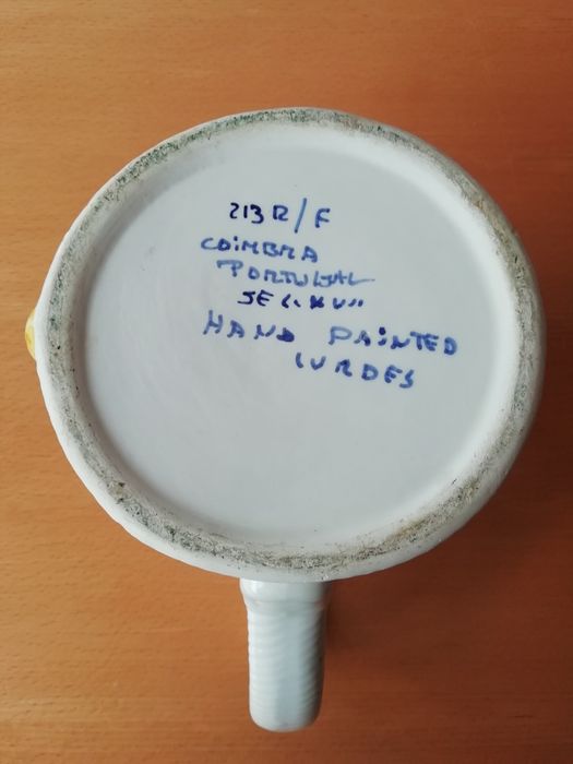 Caneca/jarro cerâmica Coimbra.