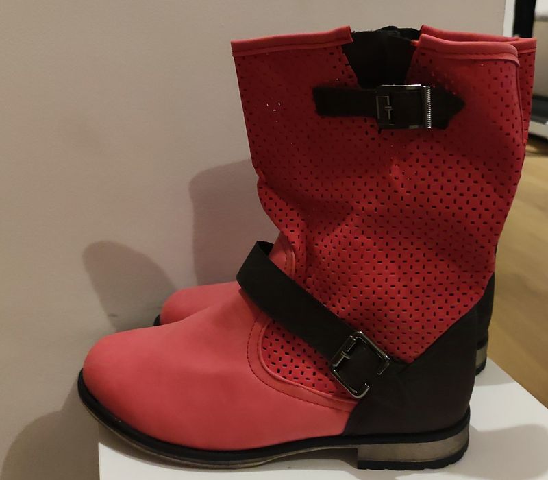 Nowe damskie buty botki ażurowe roz 40