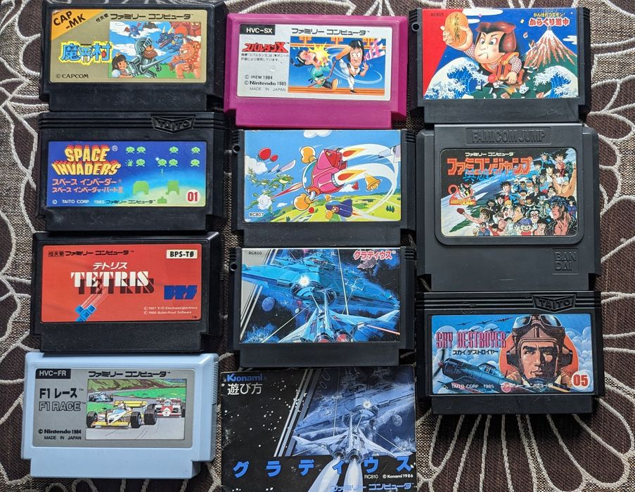 Картриджі для Famicom, Dendy