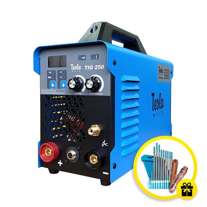 Купить аргонодуговую сварку Tesla Weld TIG/MMA 250| Гарантия 3 год