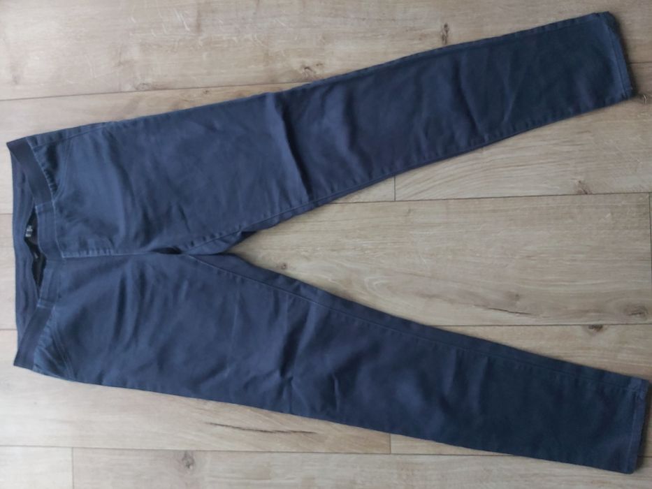 Granatowe rurki, legginsy typu jeans rozm M /L