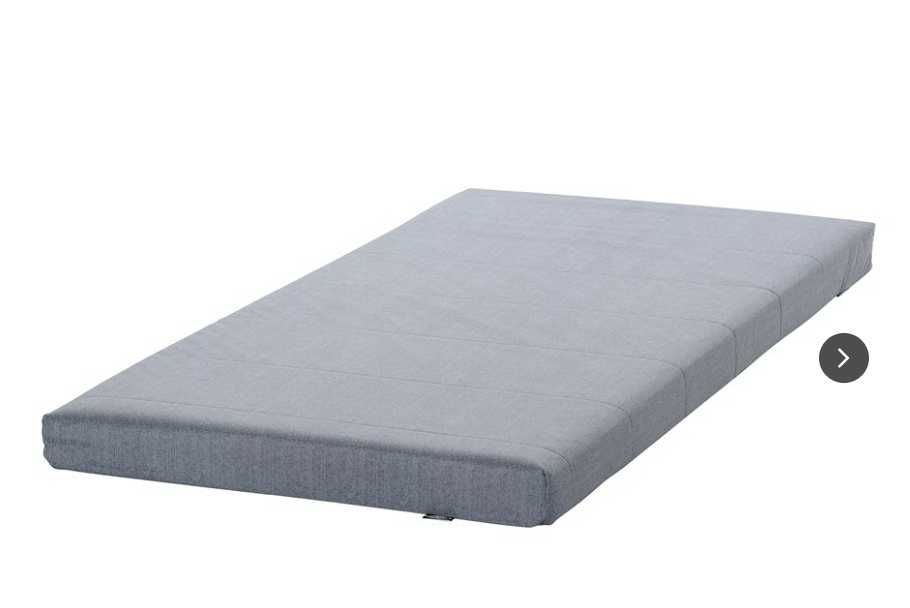 TUFFING Estrutura beliche, cinz esc, 90x200 cm + colchões