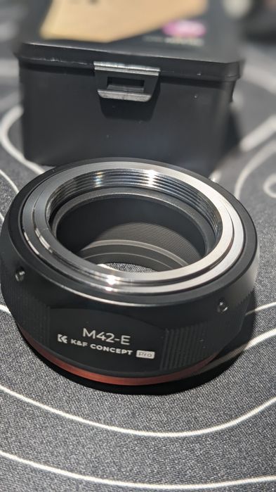 Адаптер K&F Concept Pro для об'єктивів M42 на камери Sony E (NEX)