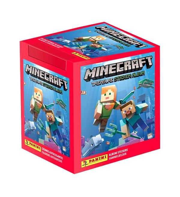 Cromos Panini "Minecraft - Treasure Sticker Album" (ler descrição)