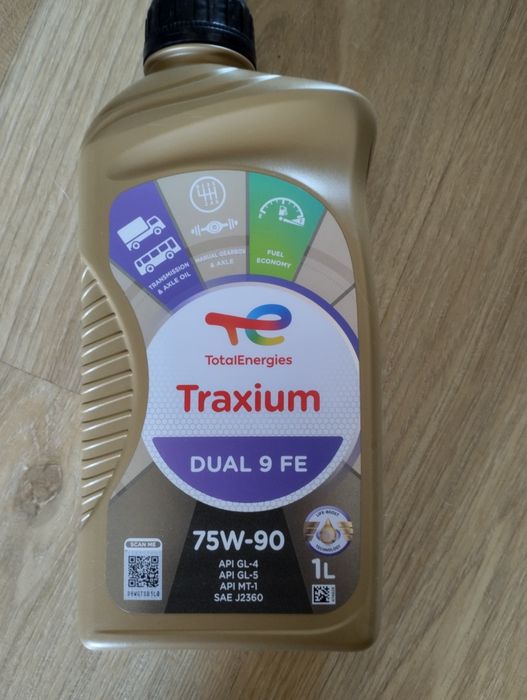Мастило Total  Traxium Dual 9 FE  75W-90 1л