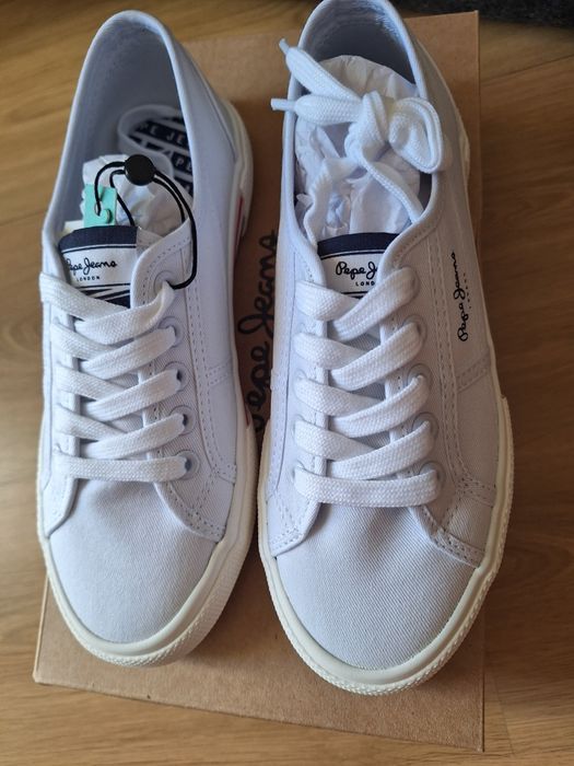 Ténis Pepe Jeans Mulher brancos tamanho 36