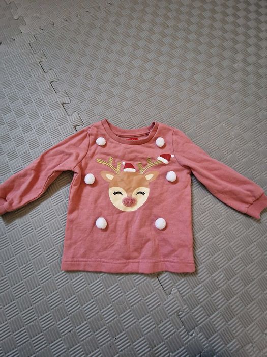 Bluza świąteczna dziewczęca