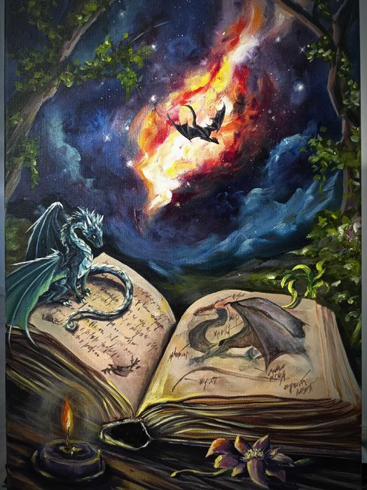 Pintura "Olhos de Dragão"