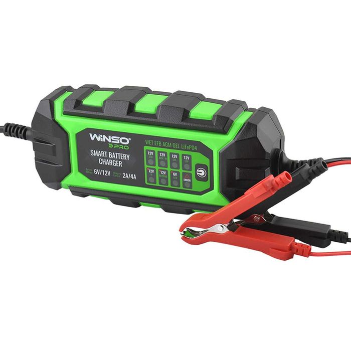 Зарядний пристрій АКБ Winso Pro 6/12В 120А·год 4А  (139310)