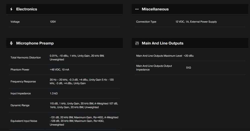 PreSonus® TubePre V2 - Pré-amplificador de tubo compacto