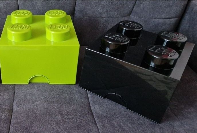 Plastikowy pojemnik Lego 25x25x18  2sztuki