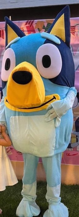 Mascote Bluey animada