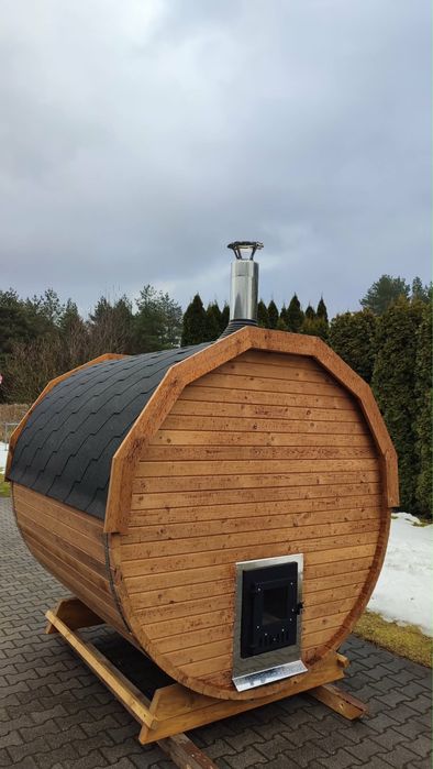 Nowa sauna ogrodowa
