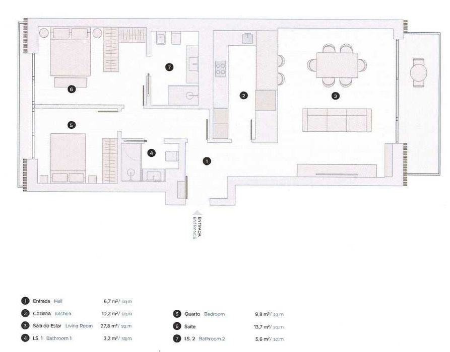 T2 no Campo Novo a Estrear - design moderno, localização central e com excelente acessibilidade