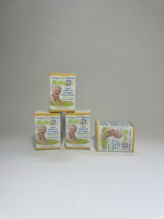 Вітамін D  для малюків iherb california gold nutrition