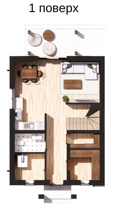 Дуплекс в котеджному містечку