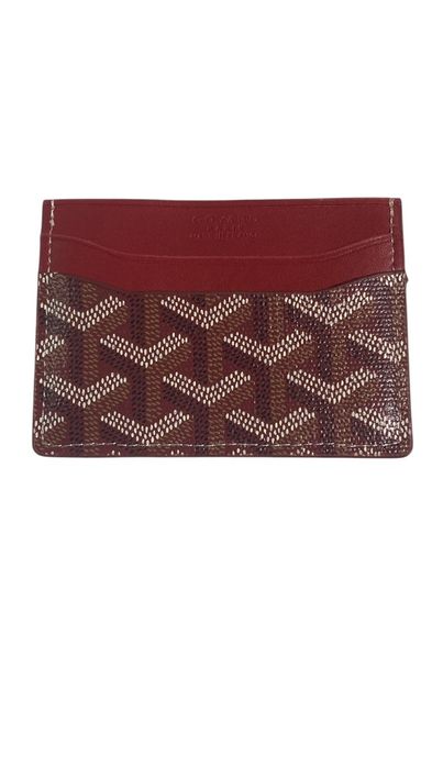 Goyard Saint Sulpice Card Holder Red.