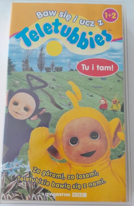 VHS Baw się i ucz z Teletubbies TU I tam