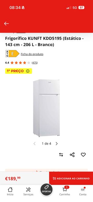 Frigorifico Kunft