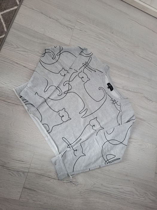 Bluza w koty aestethic cat Reserved