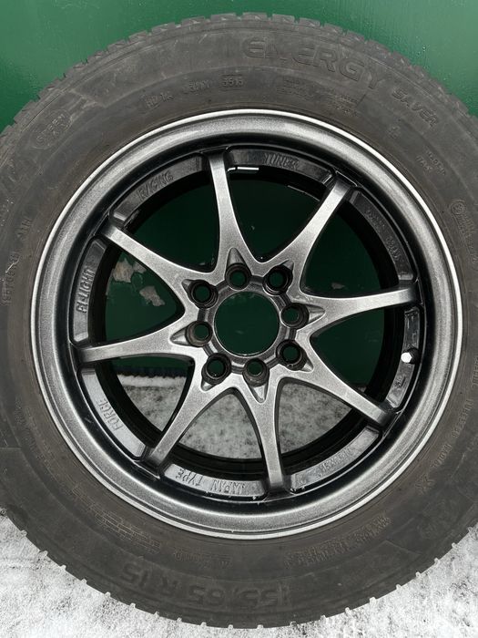 Диски japan r15 4х100 4х108 гума michelin 195/65/15
