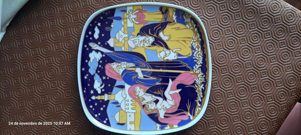 Prato de Porcelana Natal