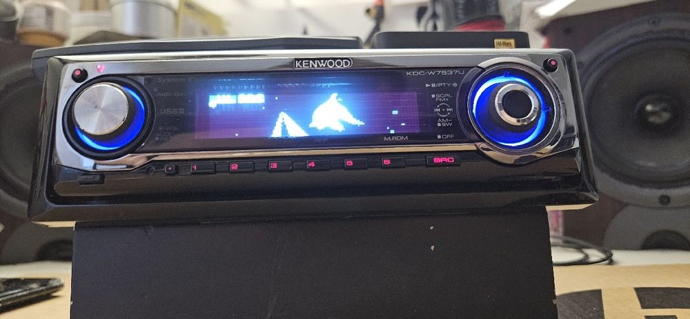 Kenwood KDC-W7537U delfinki, DAC WOLFSON, 2XRCA, Bt LDAC, pilot